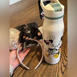 Mickey Mouse Disney Water Bottle and Ears : Aldi